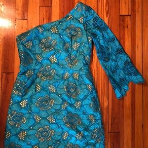One Shoulder/Sleeve Lilly Pulitzer Dress - Size 2